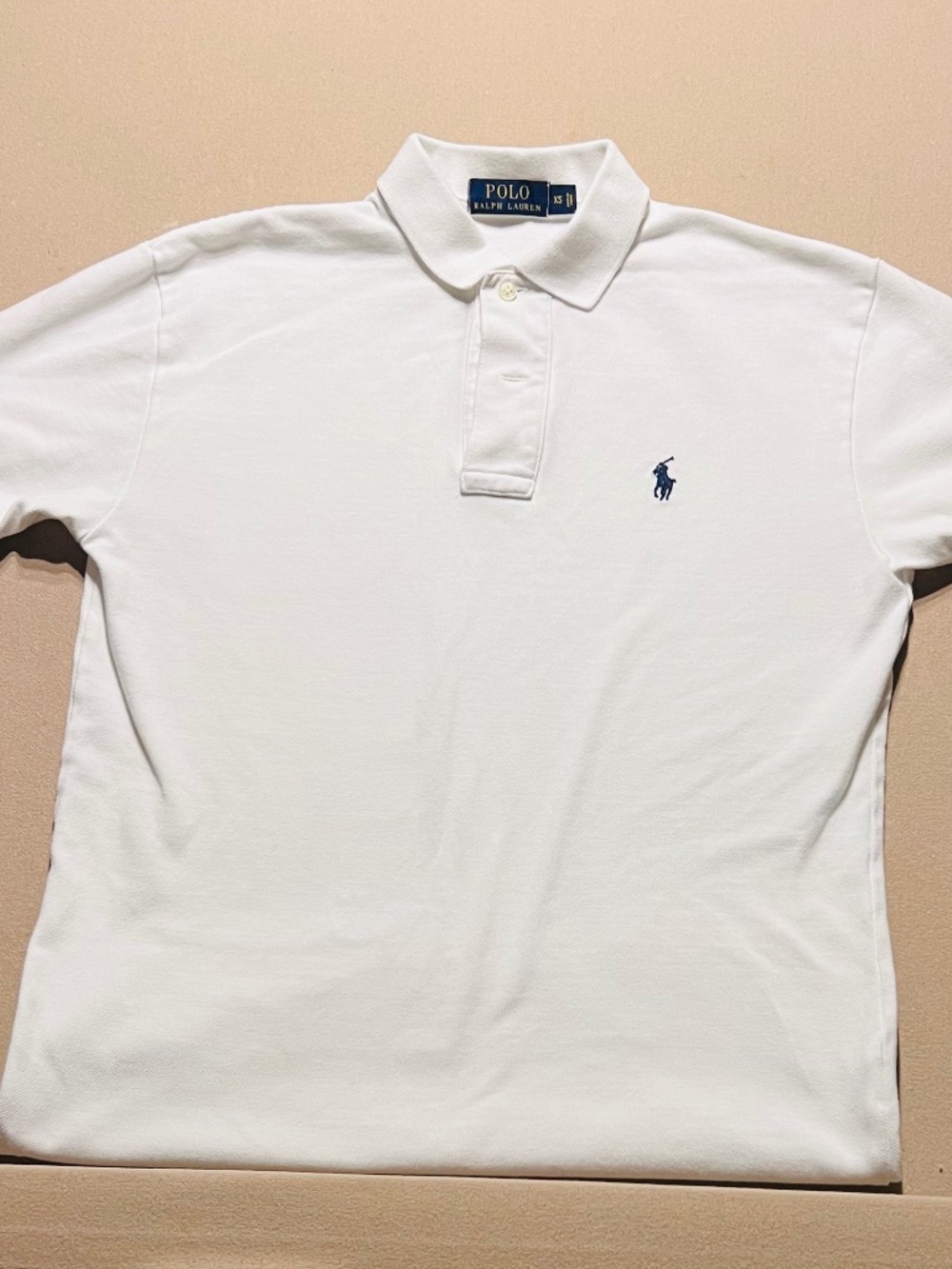 Mens XS White Ralph Lauren Polo